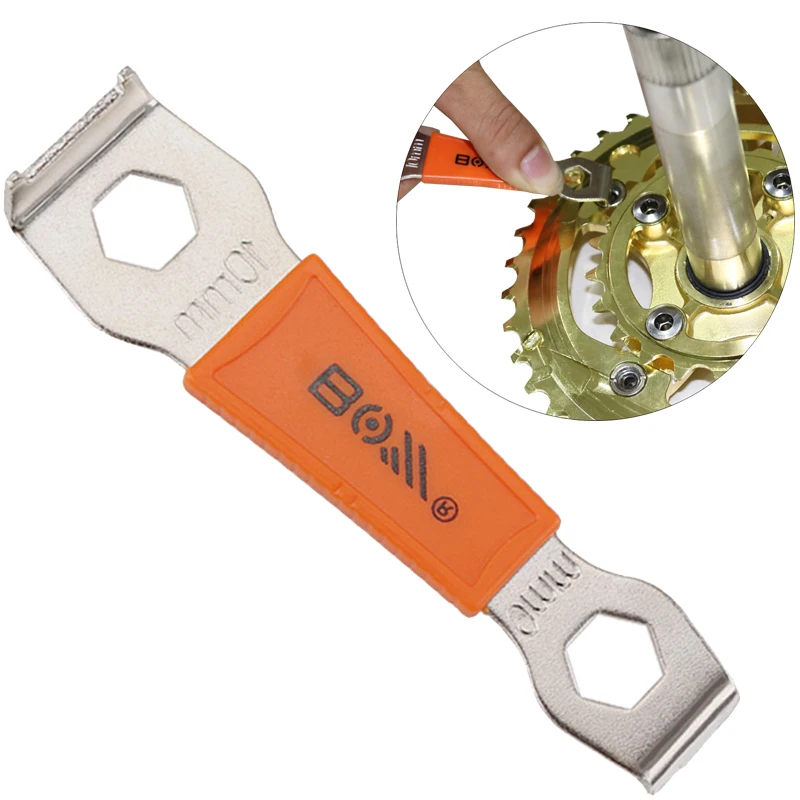 

Bicycle Repair Tools Bike Crankset Screw Fixing Wrench High Quality Steel Crankset Wrench Portable Chainring Slotted screw