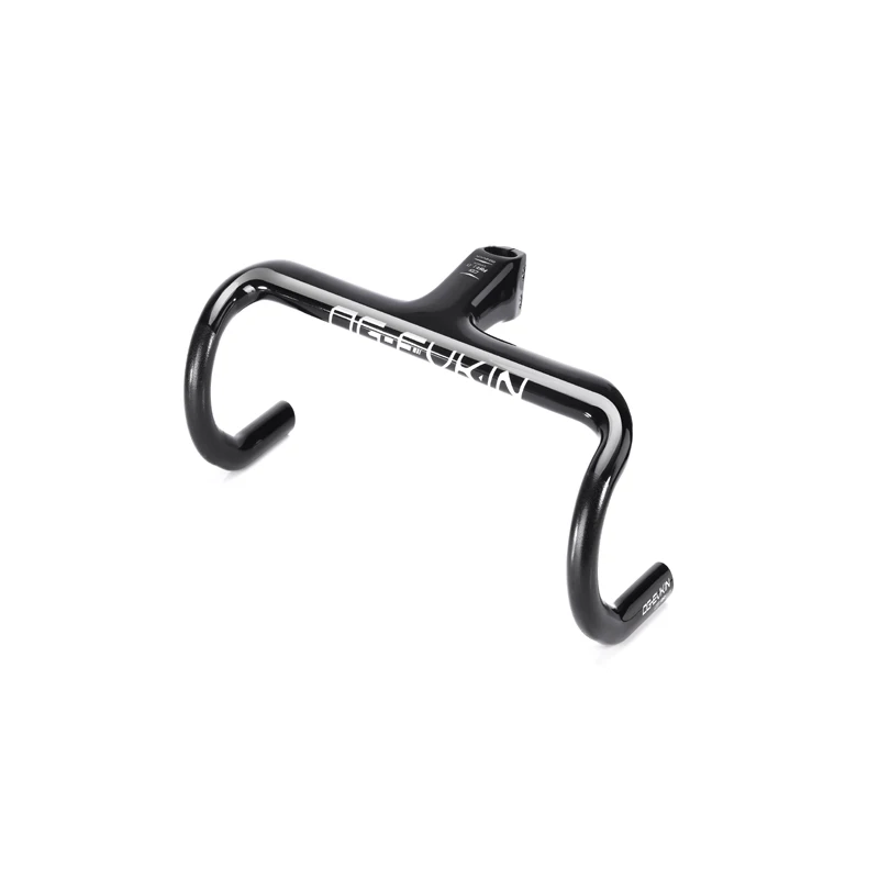 400x120mm Glossy OG-EVKIN HB001 карбоновый дорожный велосипедный Интегрированный руль UD matt 28,6 мм для шоссейного велосипеда 400 420 440 мм детали для велосипеда - Цвет: 400x120mm Glossy