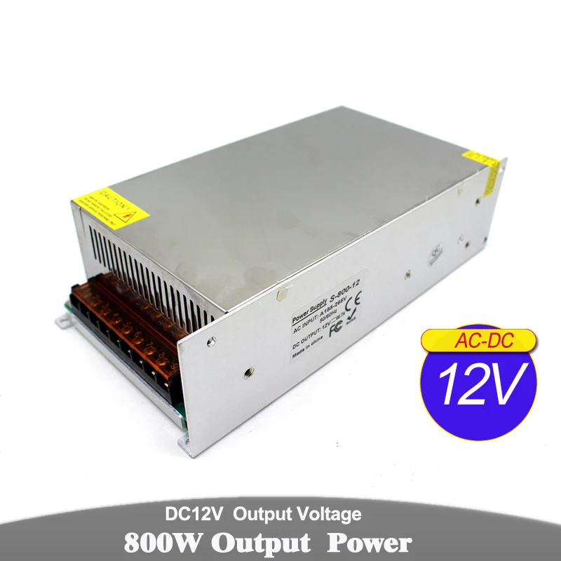 Lighting Transformers DC12V DC18V DC4V DC30V DC36V DC42V DC48V DC60V 800W Power Supply for LED Light CCTV CNC ROuter Stepper | Лампы и