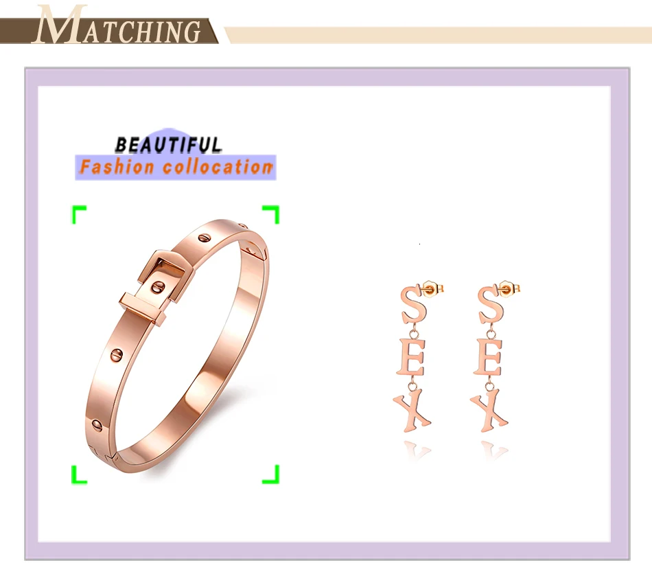 Bangles Bracelet Stainless Steel Femme (10)