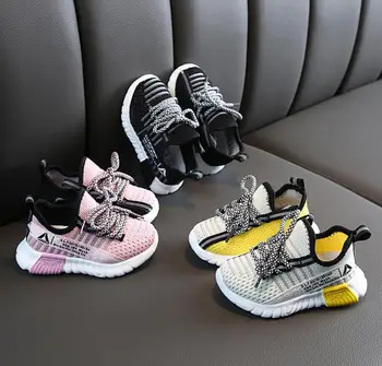 

Kids Girls Shoes Boys Sneakers Autumn Mesh Net Breathable Sport Boys Canvas Shoes Soft Child Toddler Shoes Kids Running Shoes