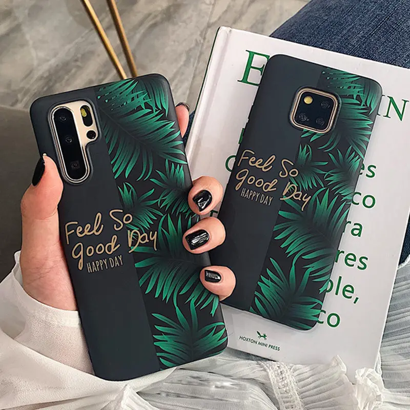 

Moskado Banana Leaves Phone Case For Huawei Honor 10 20 Pro For Huawei P20 P30 Mate 20 Nova 2s 3 3i 4 5 Pro Soft IMD Back Cover