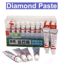 

URANN 12pcs Diamond Polishing Lapping Paste Compound Syringes W0.5 ~40 Micron Glass Metal Grinding Polishing Abrasive Tools