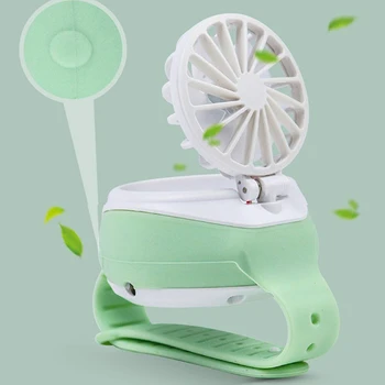 

Mini Fan Third Gear Electric Watch Simple Fan USB Foldable Fashion Pocket