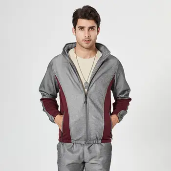 

ZITY Mens Sport Suit 2020 Casual Style Hooded Sweatshirt +Pant Set Elastic -Waist Male Tracksuit Running Jogger Fashion Streetwe