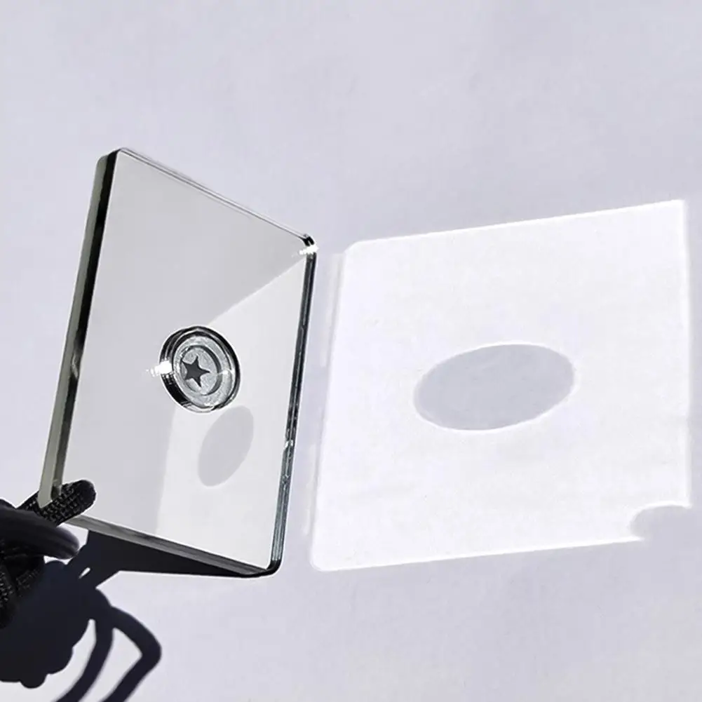 with Hanging Rope Acrylic Emergency Rescue Signal Acrylic Heliograph Mirror Survival Tools