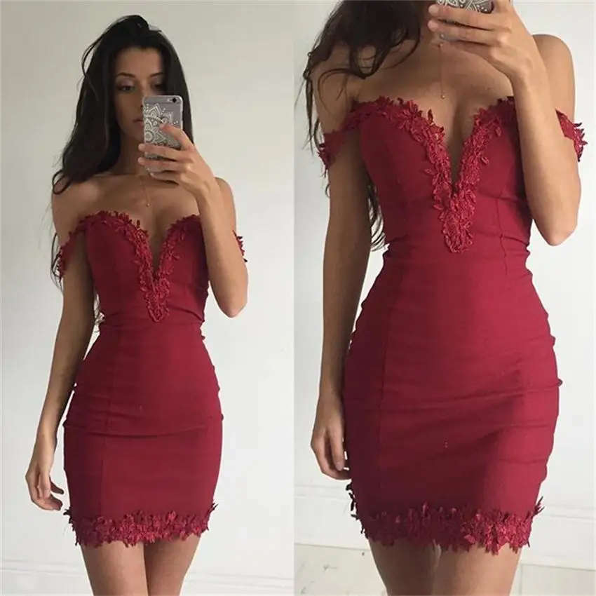 

2020 Deep V-neck Lace Solid Color Sexy Dress Club Costume Party Dress Bodycon Sleeveless Mini Dress Vestidos