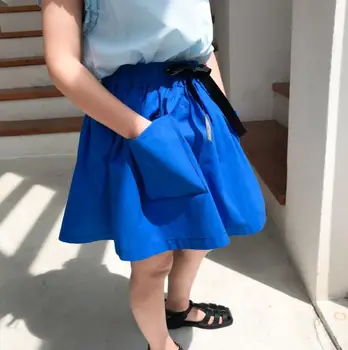 

2020 New Girls Bow Skirt Cotton Fashion Summer Girls Skirts 2-8t QH429