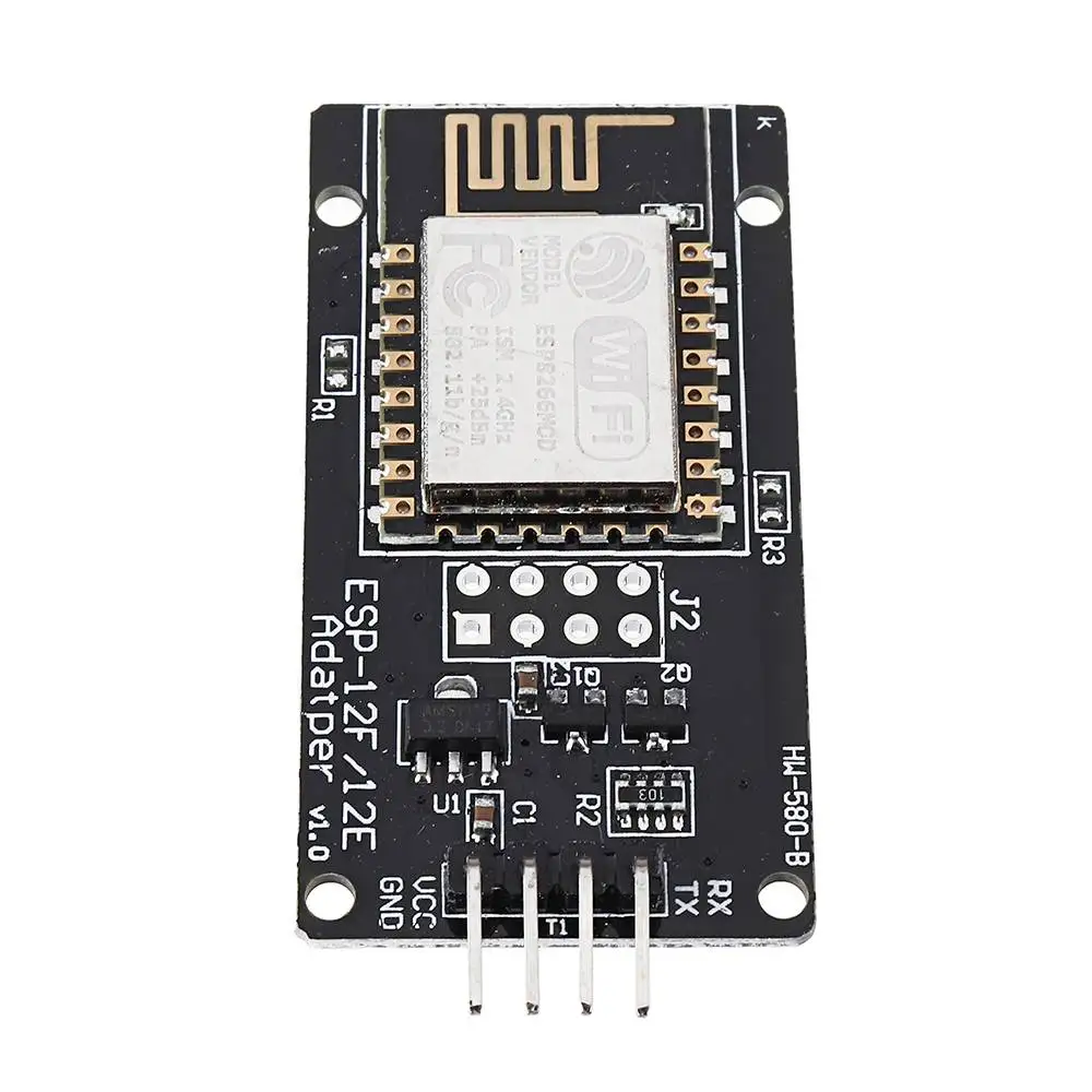 CLAITE 10 шт. 5 в 2,4 ГГц ESP-12E ESP8266 серийный wifi модуль беспроводной контроллер с адаптером беспроводной модуль