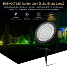 MiBOXER SYS-RC2 15 Вт RGB+ CCT светодиодный светильник для сада DC24V вспомогательная лампа IP65 водонепроницаемая вставленная лампа с травой прожектор