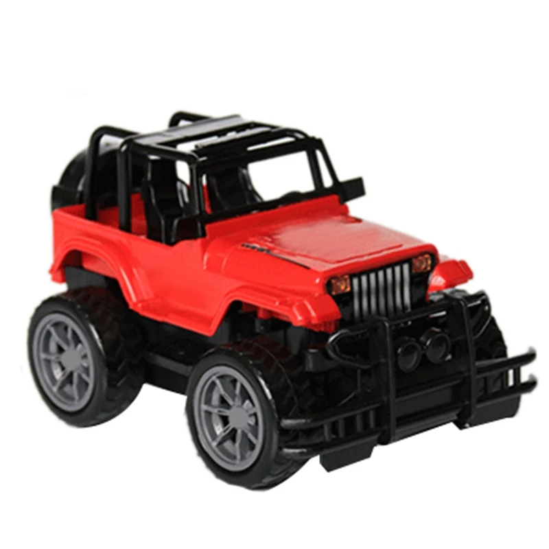 Toys Car, 4-Way Remote Control Car, Big Foot R/C Vehicle, for Boys & Girls (Red & Black)
