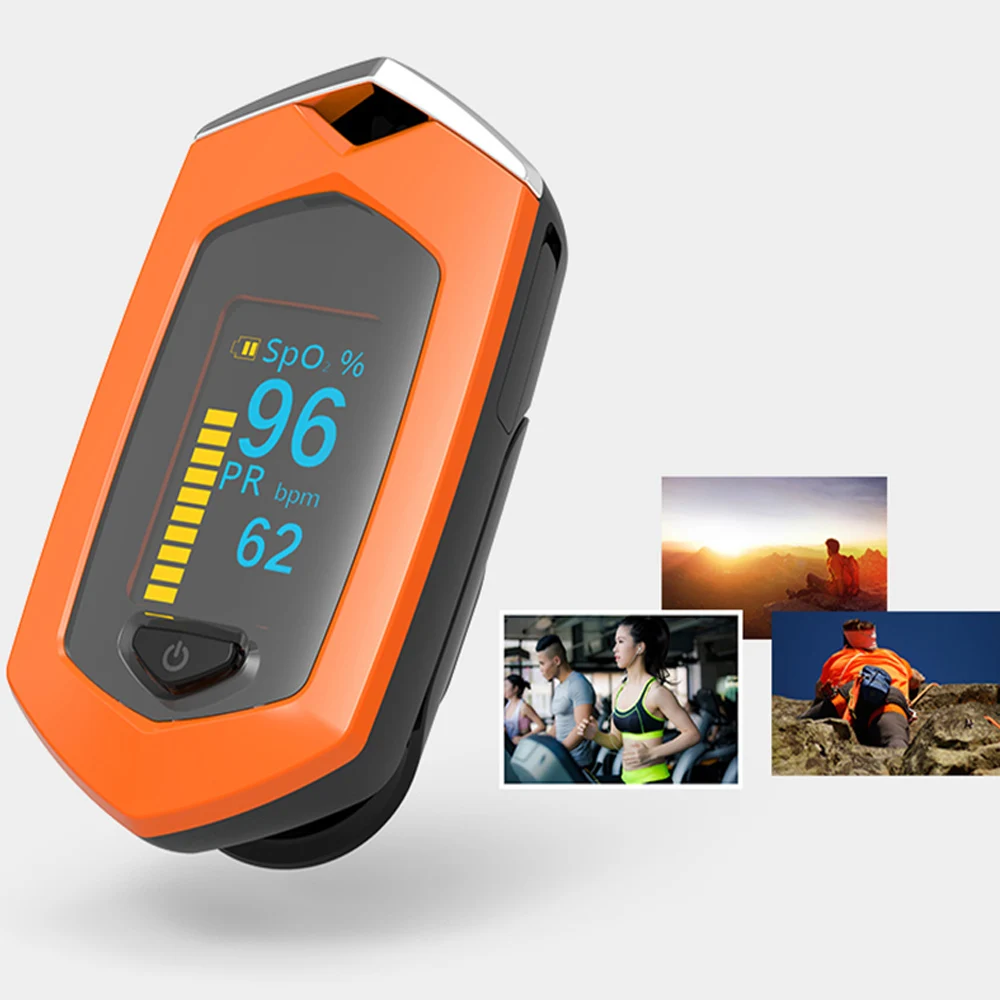 

Finger Pulse Oximeter Pulsioximetro SpO2 PR OLED Rechargeable CE Medical Oximetro De Dedo Heart Rate Monitor