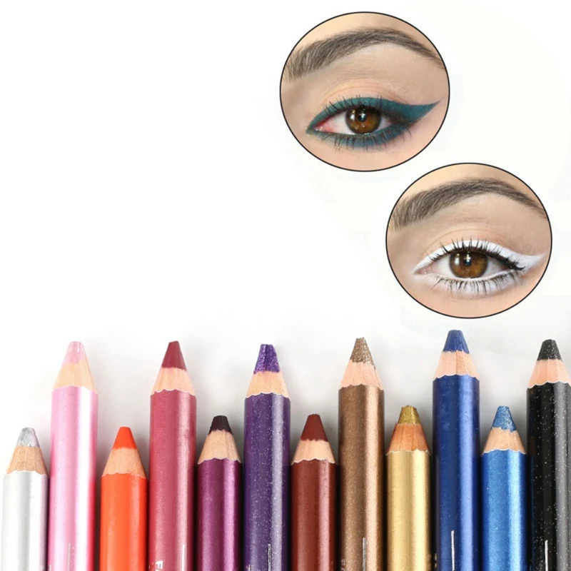 New Arrival Easy To Color Eyebrow Pencil Face Maquiagem Eye Makeup Smudge-proof Colorfast Lip Eye Brow Pencil With Sharpener