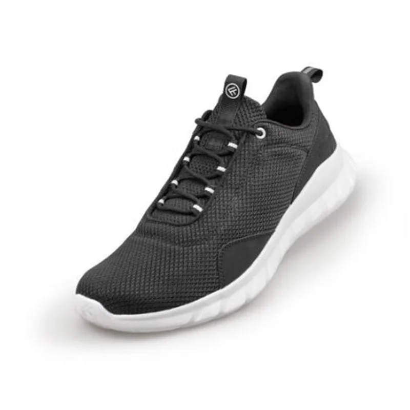 Black Size43 Новинка; Xiaomi Mijia Freetie; светильник; спортивная обувь для бега; мужские Городские кроссовки с дышащей сеткой; подошва EVA; стильная повседневная обувь - Цвет: Black Size43