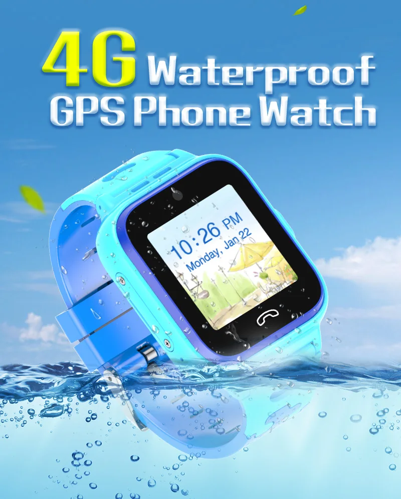 Waterproof GPS Smart Watch Touch Screen GPS Locator Tracker Wristband Kids GPS Phone watch Waterproof GPS Smart Watch Touch Screen GPS Locator Tracker Wristband Kids GPS Phone watch
