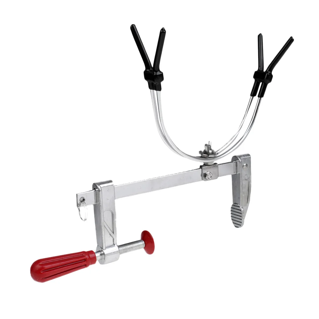 

Boat Kayak Rail Fishing Rod Holder Clamp On Rod Mount Rest Rack Adjustable