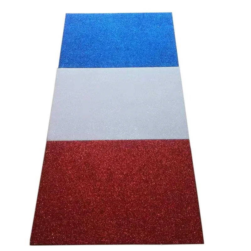 반짝이는 폼 페이퍼 DIY 공예 골드 파우더 EVA 스펀지 스크랩북 재료, 수제 웨딩 파티 장식 스티커, 10 장