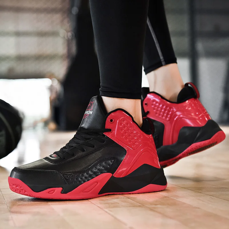 Basket Homme Chaussure Осенняя мужская баскетбольная обувь нескользящие кроссовки мужские высокие баскетбольные кроссовки Мужская поддержка
