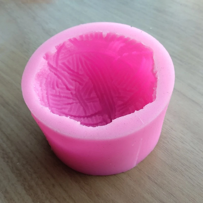 DIY ароматическая свеча плесень шерстяной шар силиконовая форма для свеч силиконовая форма