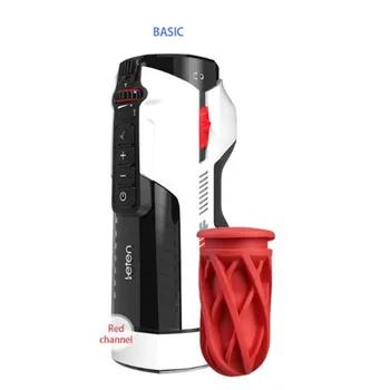 New Leten Male Masturbators Automatic Rotation Telescopic Heating Vagina Vibrator Pocket Pussy Sucking Adult Machine Sex Toys 4