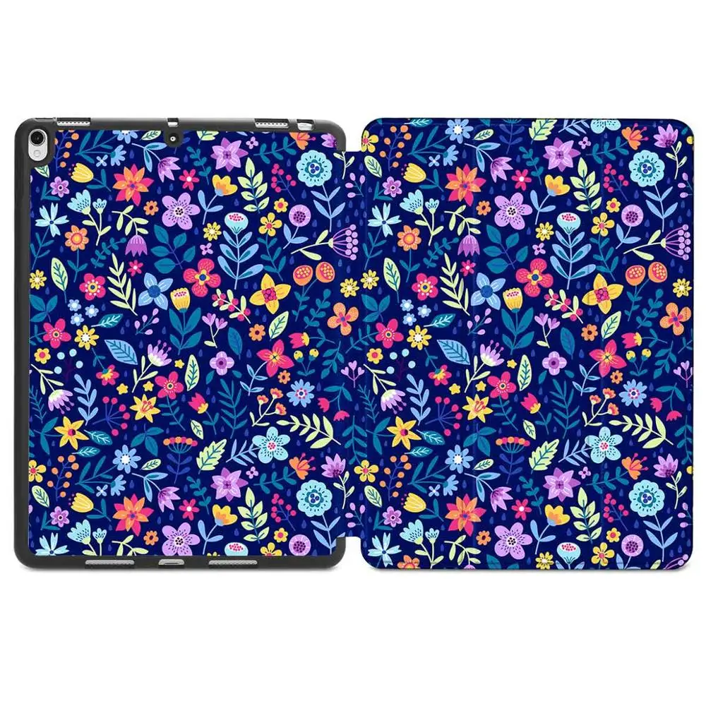 Чехол с рисунком для iPad Mini 4 5 с функцией держателя карандаша+ Функция автоматического сна/пробуждения для iPad Mini 5 с мягкой задней крышкой - Цвет: X097