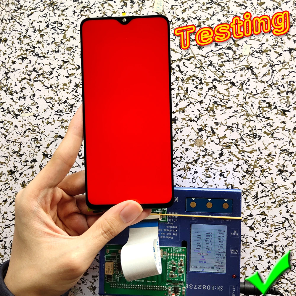 ЖК дисплей для Xiaomi Redmi Note 8 Pro 6 53 дюймов дигитайзер в сборе рамка сенсорный экран
