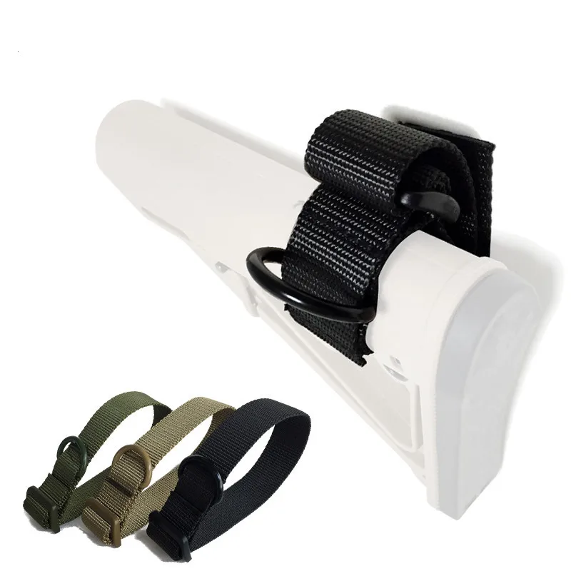 

Tactical ButtStock Belt Sling Adapter Hunting Accessories Rifle Stock Gun Strap Gun Rope Strapping Belt