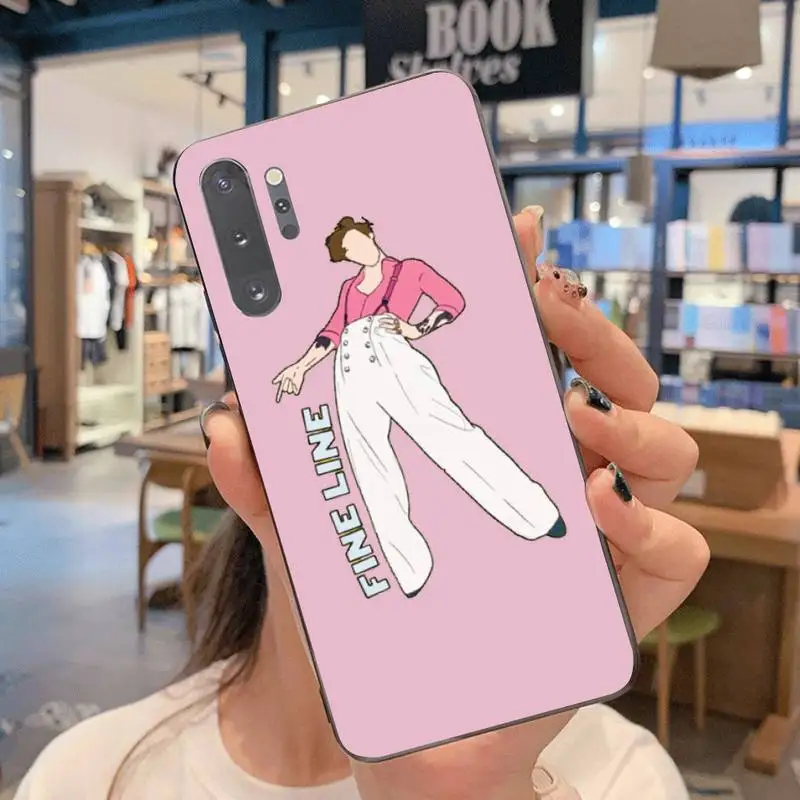 CUTEWANAN Гарри Стилус Чехол черный мягкий чехол для телефона Samsung Note 7 8 9 10 Lite Plus Galaxy J7