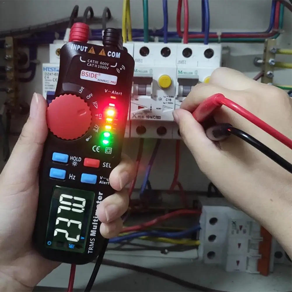 Высокоточный мультиметр Вольтметр 92CL-PRO цветной дисплей цифровой Multimetro индикатор напряжения тестер инструмент