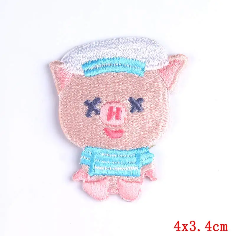 DIY нашивки для одежды с вышитыми животными из мультфильмов Король Лев DIY железные нашивки на одежду сова кошка нашивки на заказ