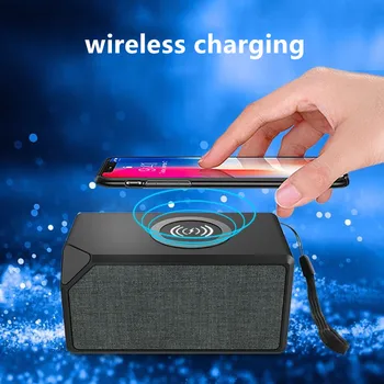 

Wireless Charging Mobile Phone Bluetooth Portable Speaker Music Computer Wireless Speakers Home Theater Altavoz Caixa Som F4062A