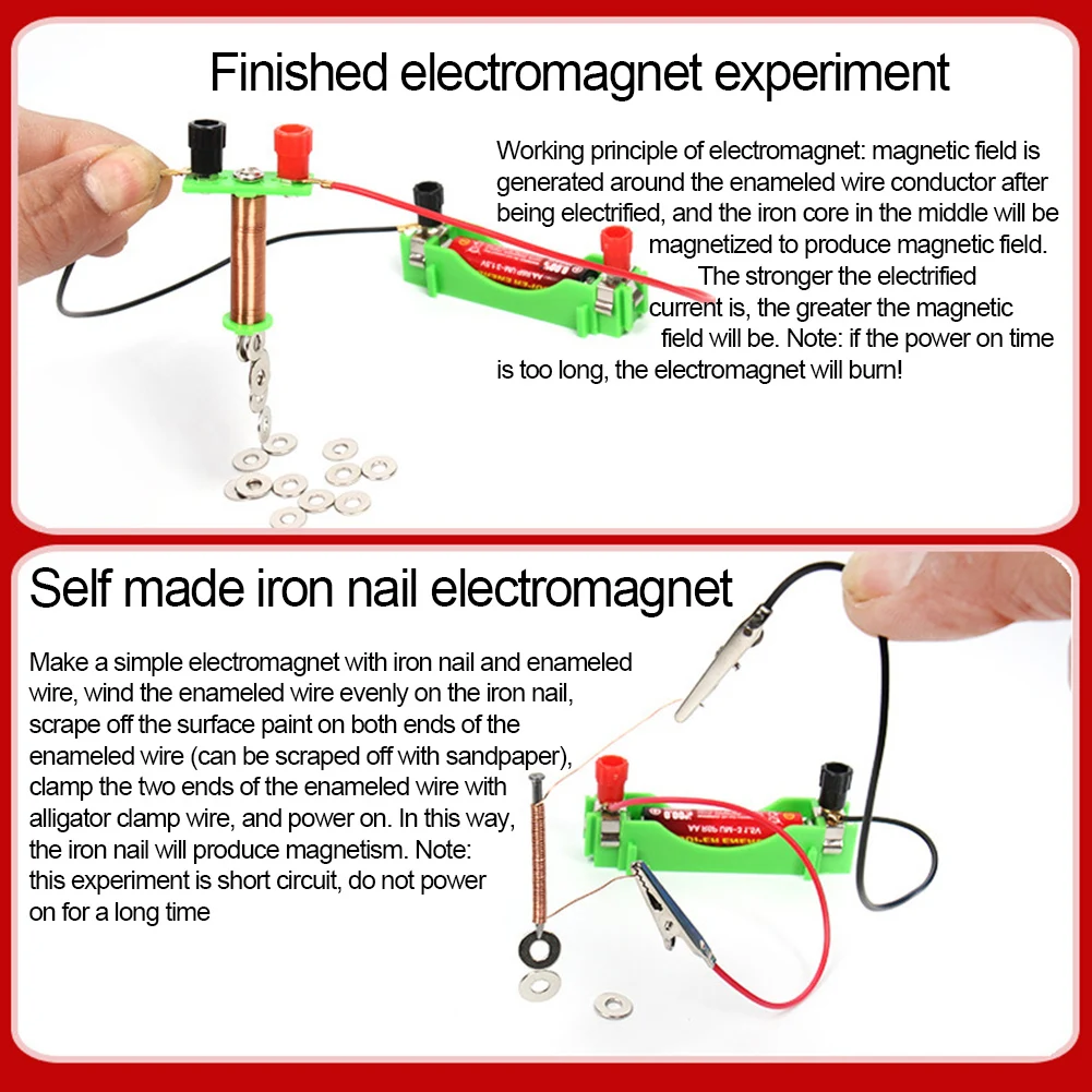 Kit D'expérimentation Scientifique Pour Enfants, Bricolage, Anneau Barre  Magnétique, Fer À Cheval, Boussole, Outil D'expérimentation Scientifique Pour  Enfants, Avec Boîte, Jouet Éducatif - Technologie - AliExpress