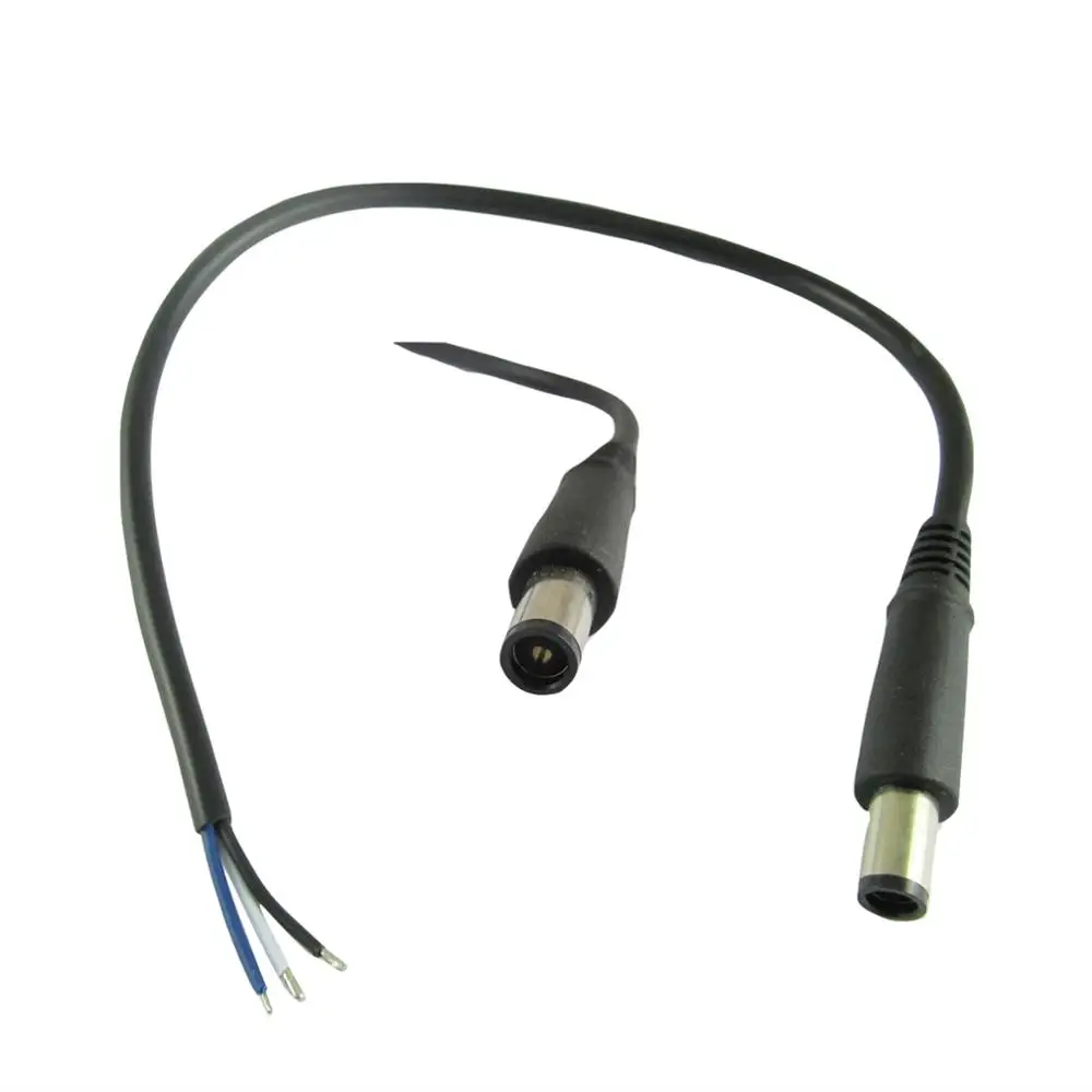 DELL HP ��ü�� 30cm/1ft�� DC �� 7.4x5.0mm �� �÷��� Ŀ���� ���̺� �ڵ� 1��