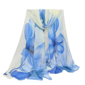 

Ladies 2020 Chiffon Small Scarf Thin Scarf Sun Shawl Long Bib Beach Towel Ladies Thin Section Soft Scarf New Ladies Scarf #YL5