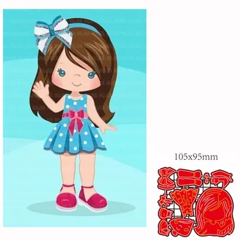 

Metal Cutting Die girl DIY Scrapbooking Paper Cards Decorative Craft Embossing cut