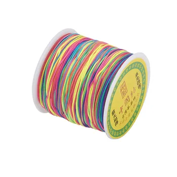 

0.8mm Nylon Thread Cord Rope for Jewelry Necklace Bracelet Making DIY Findings Stringing Supplies, 0.8mm; about 90m/roll F70