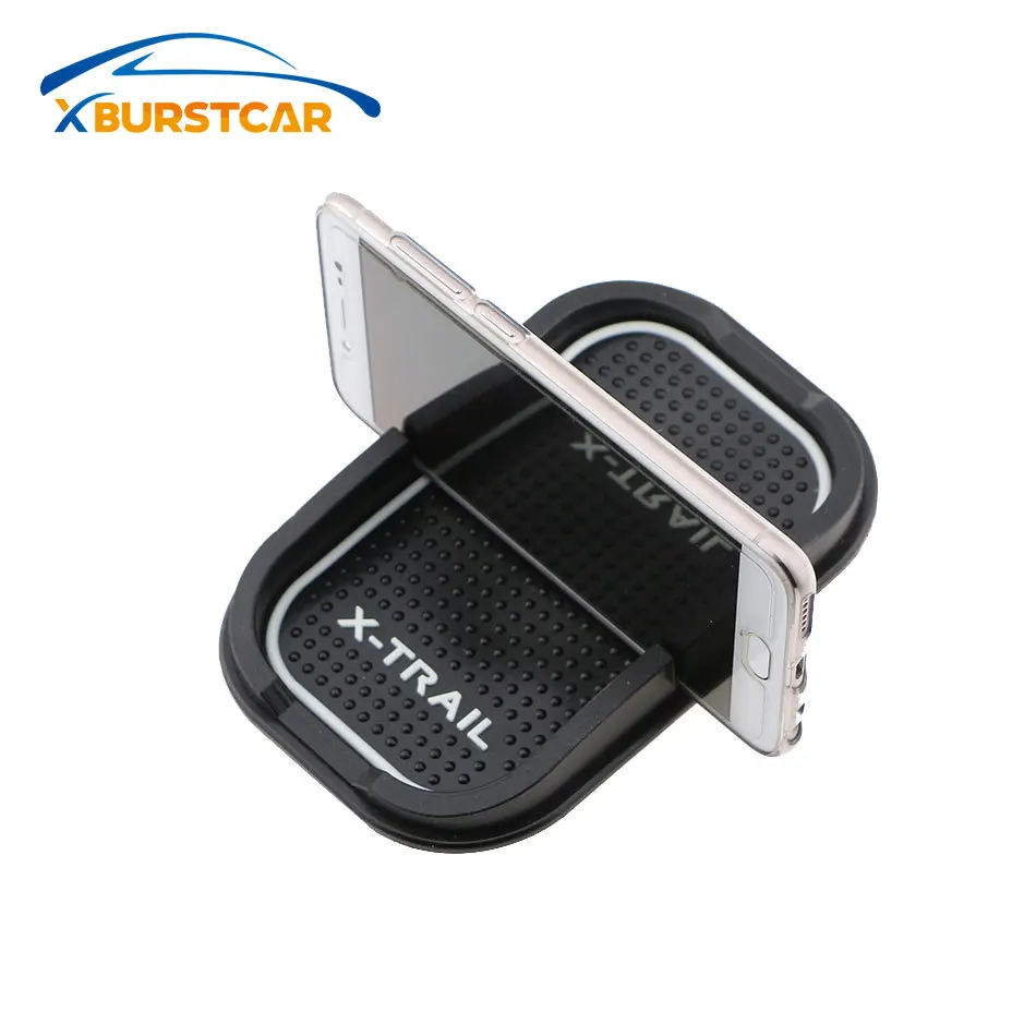 

Xburstcar Car Styling Interior Anti Slip Mats Phone Coin Holder Mat for Nissan X-trail Xtrail X Trail T31 T32 2009 - 2018 Cars