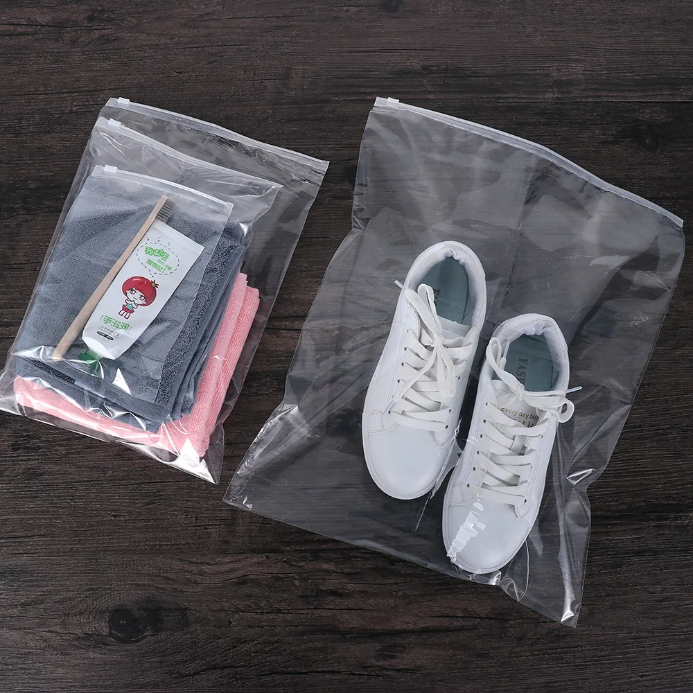 Новинка 5 шт. прозрачный пластиковый пакет дорожный мешочек для хранения