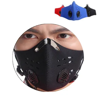 

Fashion Activated carbon Mask Activated Carbon With Filter Anti-Pollution Cycling Sport Bicycle MTB Bike Face Mask