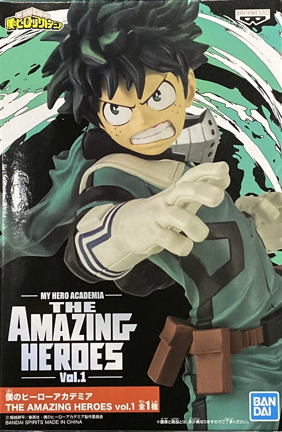 WSTXBD BANPRESTO MY HERO Academy THE AMAZING HEROES Vol.01 MIDORIYA IZUKU Deku игрушечные фигурки модель куклы Brinquedos