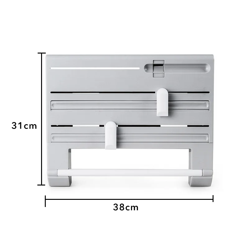 1 шт., настенный держатель для бумажных полотенец, бумажная пленка для хранения консервантов, держатель для обертывания, Диспенсер из оловянной фольги, органайзер для хранения для кухни и ванной комнаты