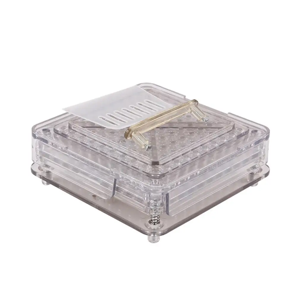 

00# 100 Holes Transparent Manual Capsule Filling Machine Powder Filler Capsules Maker