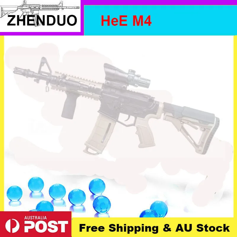 Zhenduo HE M4 Charger Gel Ball Blaster Water Bullet Mag-fed Toy Gun AU Stock