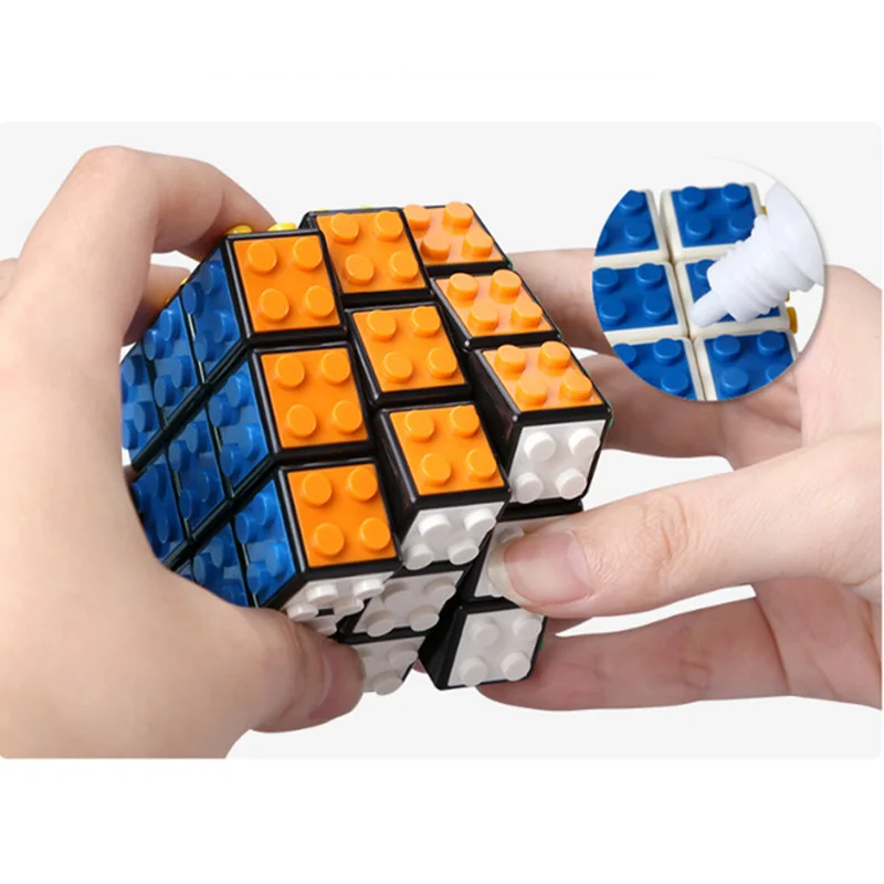 Zcube 3x3x3 60 мм кубик рубика скоростной волшебный куб антистресс ABS профессиональная головоломка Цветные Кубики для обучения игры Детские игрушки подарок