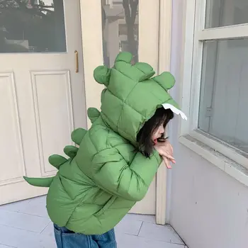 

Explosion models Winter models 2-7 years old cotton boys and girls baby cartoon three-dimensional dinosaur shape down cotton