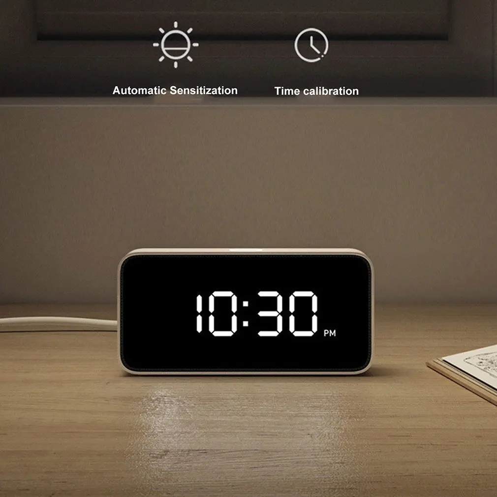 Для Xiaomi Xiaoai умный будильник Xiaoai одноклассник динамик домашний Голосовое управление многофункциональный музыкальный светящийся