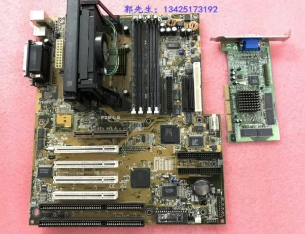^Cheap 100% high quality test P2B-LS motherboard with CPU memory 2 ISA 4 PCI ^Cheap 100% high quality test P2B-LS motherboard with CPU memory 2 ISA 4 PCI