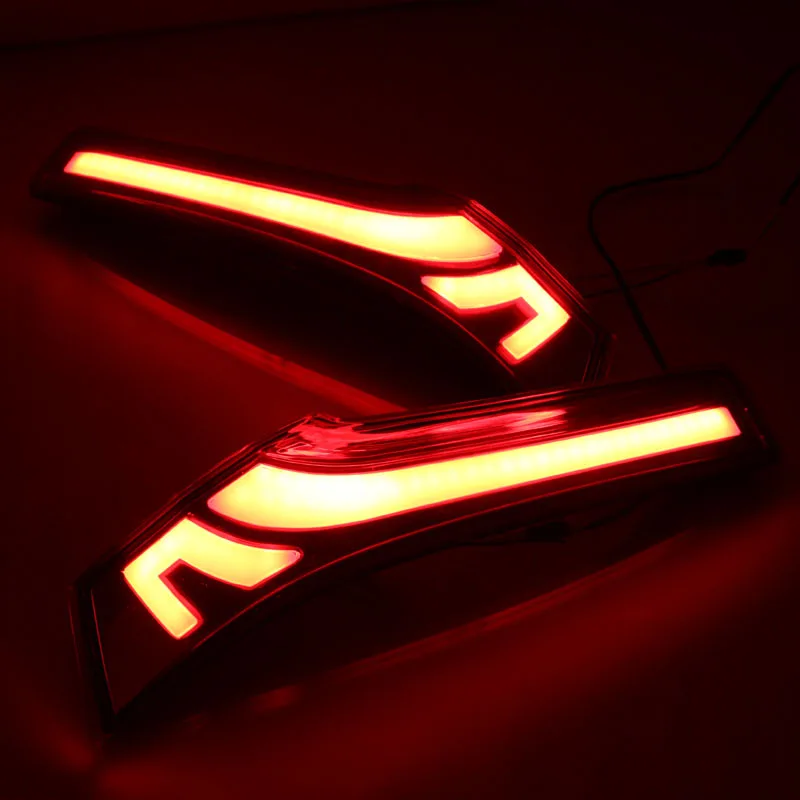 

Suitable for 14-Fit LED Stop Lamp Tail Light Assembly Brake Lights Driving Lamp 3 S Fit Rear Bumper Stand Column