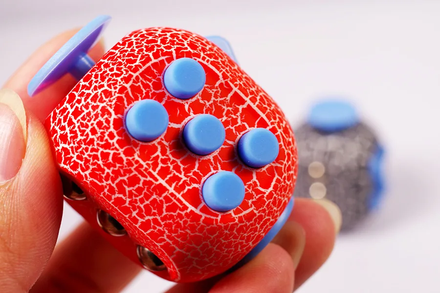 

New Decompression Cube Burst Crack Pattern Reduce Anxiety Puzzle Toy Gift Decompression Toy for Children and Adults Fidget Toy