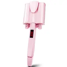 ЖК-дисплей 26 мм 32 мм керамический три трубки для завивки волос тройной баррель глубокая волна воды пульсация яйца рулоны волос щипцы для завивки волос инструмент для укладки волос